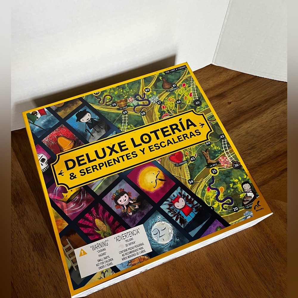 Deluxe Lotería & Serpientes y Escaleras Board Game